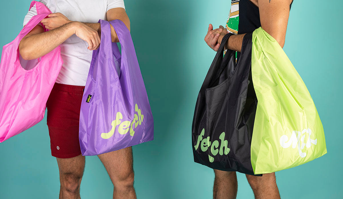 FETCH LOGO PURPLE- Reusable Bag
