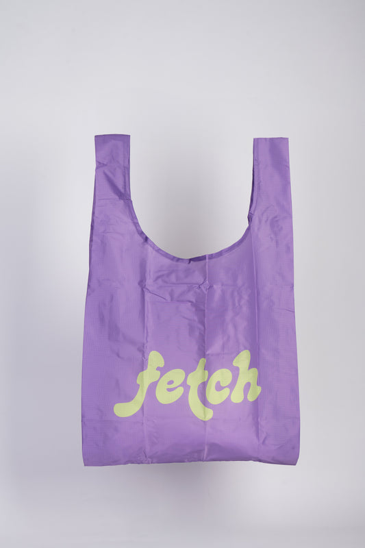 FETCH LOGO PURPLE- Reusable Bag